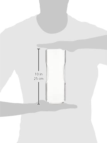 WMF Motion Replacement Glass Without Lid 0.8 Litre Glass Carafe for Water, Dishwasher Safe, Silver, 33.5 x 14 x 13.5 cm