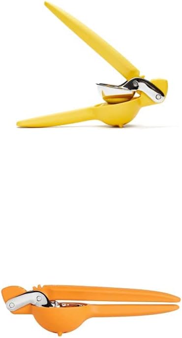 Chef'n FreshForce Citrus Juicer, 10.25 long, Yellow and Chef'n Citrus Orange Squeezer and Juicer