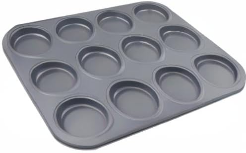 Fox Run Non-Stick Baking Pan, Whoopie Pie Pan, 12 Cup Muffin Top Pan