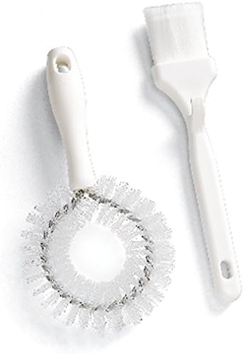 SPARTA Meteor Basting Brush, Nylon Bristle Pastry Brush for Cooking and Baking, 2" Wide, 1 Count, White