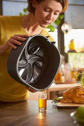 Philips Avance Collection XXL Digital Twin TurboStar Airfryer Black/Silver - HD9654/96 (Renewed)