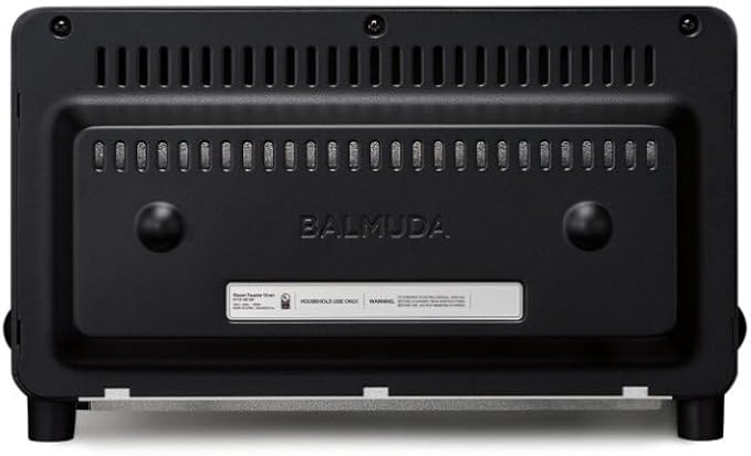 BALMUDA The Toaster Pro | Steam Oven Toaster | Compact Size 14.1″W × 12.6″D × 8.2″H | 6 Modes: Shokupan, Golden Toast, Pizza, Croissant, Oven, Salamander Grill | (Baking Tray Sold Separately) | Black