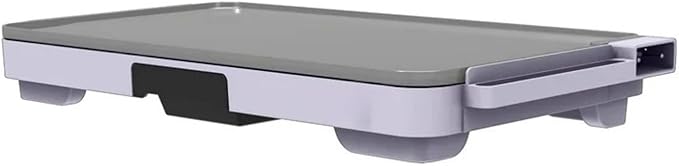 Electric Griddle 12x22 Inch with Backsplash, Nonstick Cooking Surface, Adjustable Temperature Control (Lavender)