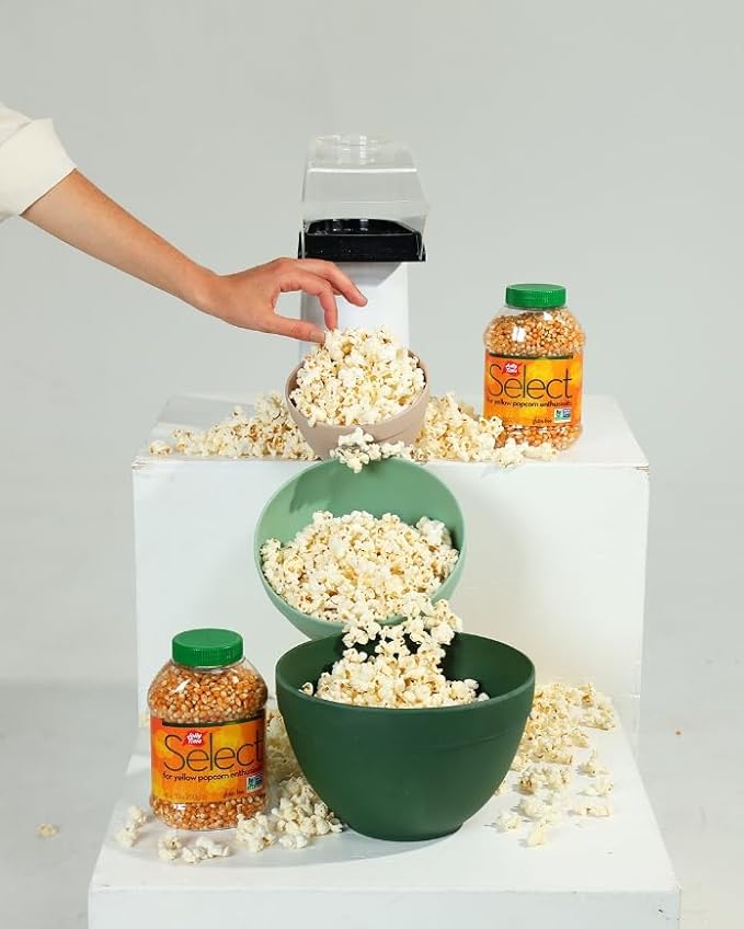 Jolly Time Popcorn Kernels, Gourmet Popping Corn for Air Popper Machine or Stovetop, Select Yellow Pop Corn, 60 Ounce Jug (Pack of 1)