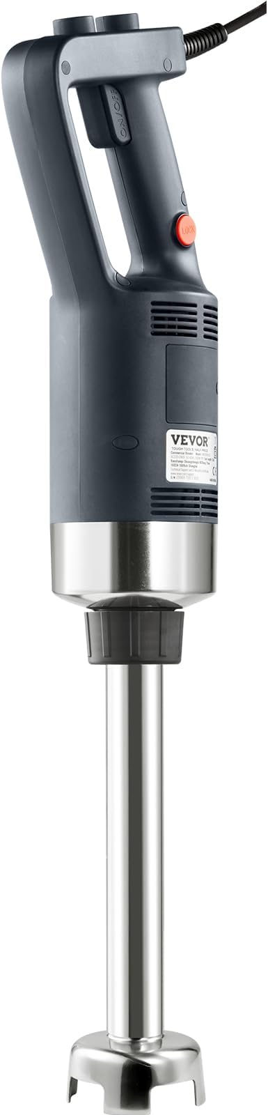 VEVOR 500W 12 Inch Heavy Duty Hand Mixer, Variable Speed Stick Mixer with 304 Stainless Steel Blade, Multi-Purpose Portable Mixer for Soup, Smoothie, Puree, Baby Food