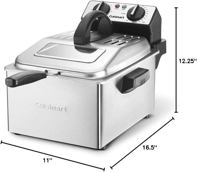 Cuisinart Deep Fryer, 4 Quart, CDF-200P1