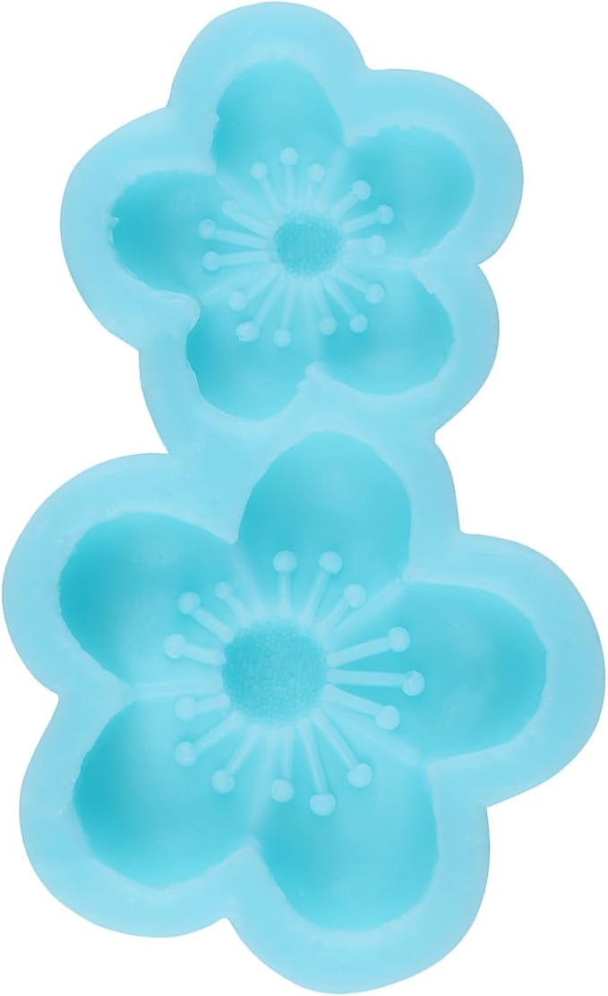 Cherry Blossom Silicone Fondant Molds for Cake Decorating Cupcake Topper Chocolate Candy Gum Paste Polymer Clay