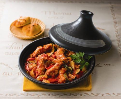 3002 ATZ0401 Ishigaki coup Deere IH tajine pot (avec couvercle en verre) 19cm blanc (Japon import / Le paquet et le manuel sont ?crites en japonais)