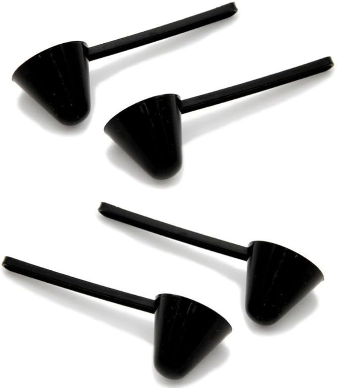 Chef Craft 4 Piece Perfect Coffee Measuring Spoon Scoop, Black