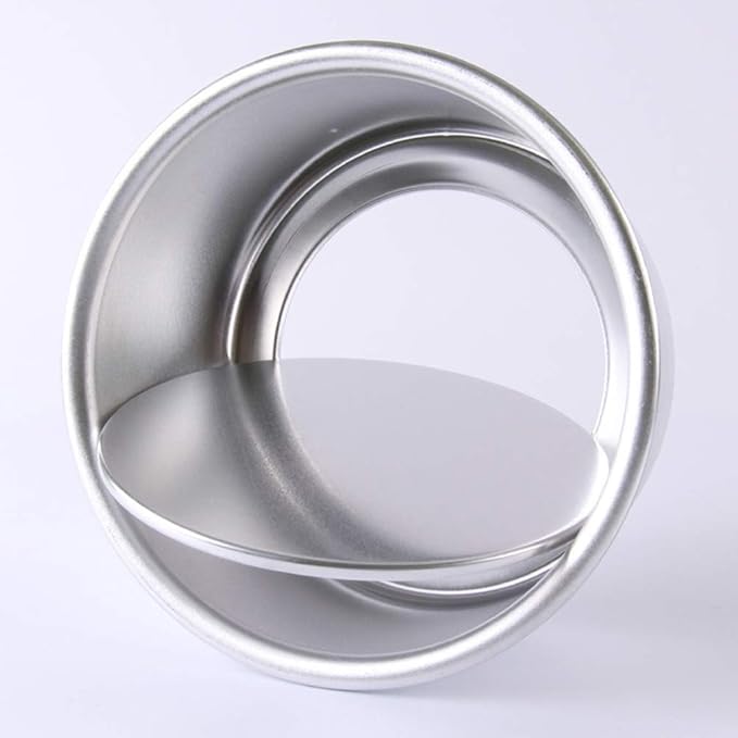 Cake Tin, Non-Stick Cake Mould, Baking ToolsBaking Mold,Cake Mould,Baking 2pcs 8inch Alloy Cake Pan Round Cake Mold Tray Non-Stick Baking Mould with Removable Bottom for Chirtmas Party Pans (Color : P