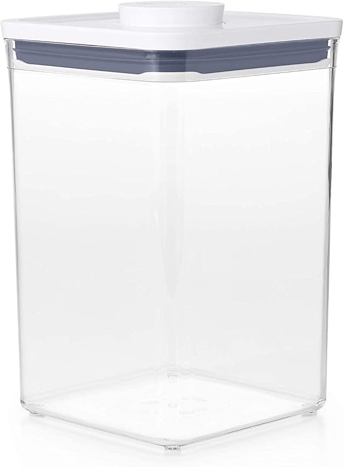 OXO Good Grips POP Container 4.4-Quart Square Airtight Food Storage for for Flour and More (Set of 4)