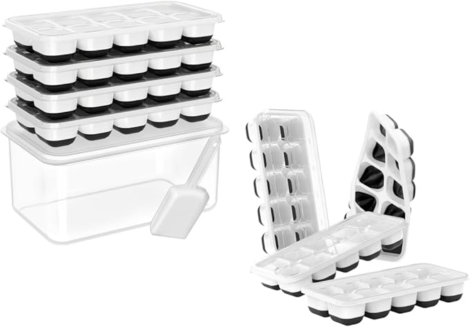 DOQAUS Ice Cube Trays 8 Pack