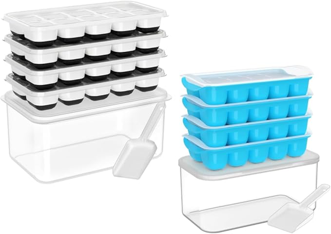 DOQAUS Ice Cube Trays 8 Pack
