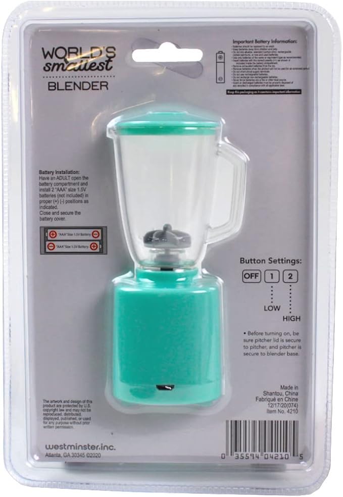 Westminster World's Smallest Real Working Blender