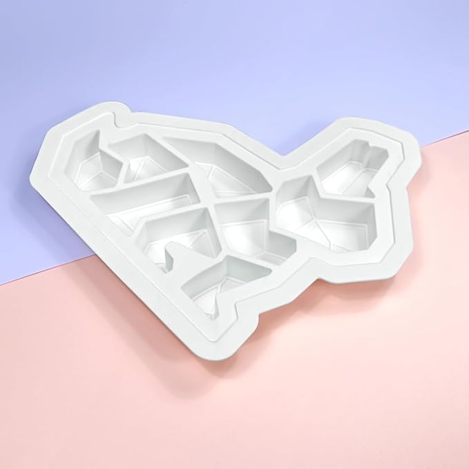 mostsom Honeycomb Molds Silicone Non-Stick Rabbit Cookie Mold Diy Rose Flower Chocolate Mould Used for Jelly, Candy,Biscuits (A_12x11.48x1.2 inch)