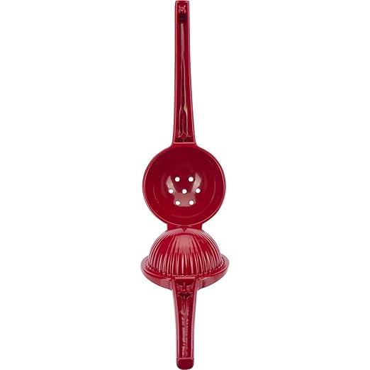 Westmark 30952270 Lemon Squeezer, Sturdy Lemon juicer Professional Citrus Press Red Manual Non Slip Lime Juicer Good for Healthy Drinks, Lemons, Lime Juicer