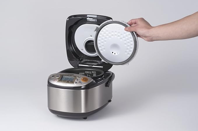Zojirushi NS-LHC05 Micom Rice Cooker & Warmer, Stainless Dark Brown, 3 Cups Uncooked