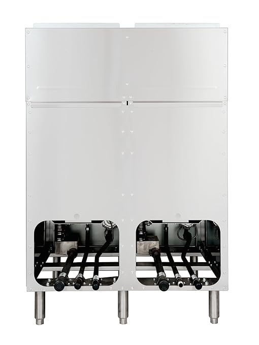 KoolMore 12-Basket 22 Gallon Commercial Natural Gas Pasta Cooker with 140,000 BTU, ETL Listed in Stainless-Steel (KM-PC12-NG)