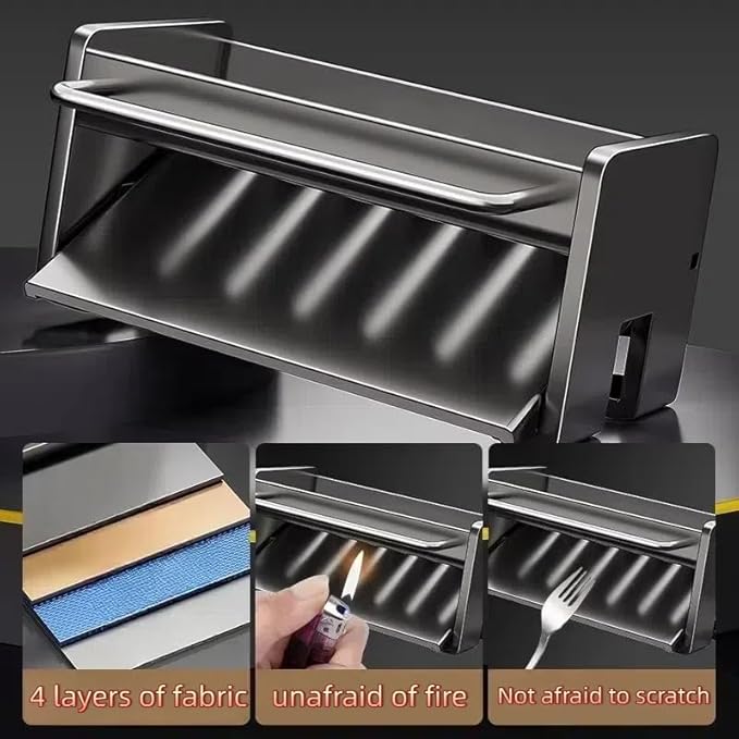 Utensil Holder,Compact Kitchen Sink Drying Rack - Durable and Stylish Solution,Self-Draining Tray Design,with Rag Rack(Black)