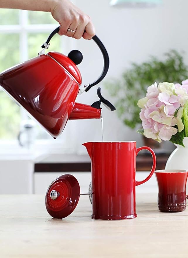 Le Creuset 1.7 Quart Kone Teakettle, Red