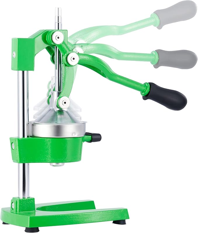 CO-Z Manual Citrus Juicer, Professional Orange and Lemon Juice Maker, Easy to Clean, Green