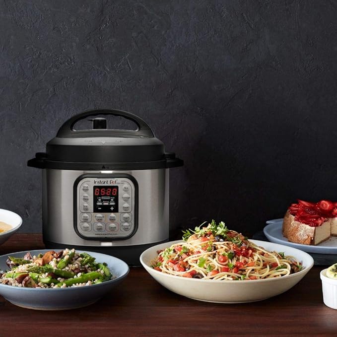Instant Pot Duo Mini 7-in-1 Electric Pressure Cooker, Sterilizer, Slow Cooker, Rice Cooker, Steamer, Saute, Yogurt Maker, and Warmer, 3 Quart, 11 One-Touch Programs & 3 Quart Ceramic Cooking Pot