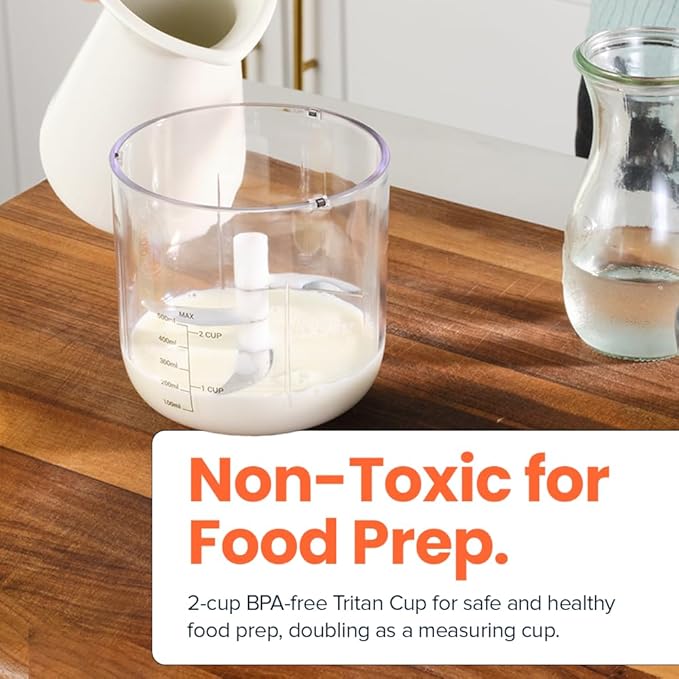 Nutricook Choppi Cordless Electric Vegetable Chopper & Mini Food Processor for Dicing, Shredding, Mincing, and Puree, Portable and Rechargeable, 2-Cup, 500 mL, 4000 mAh Battery, Sage Green
