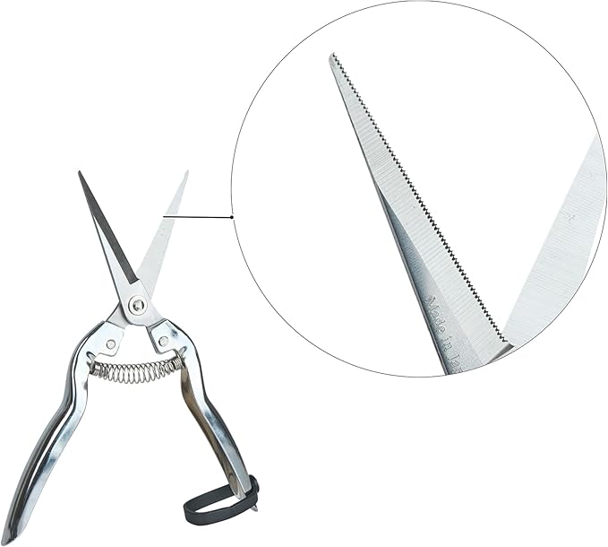 Pruning Shears SK5 Carbon Steel – Hand Pruners & Garden Clippers for Tree, Bonsai & Landscaping, Ergonomic Design with Replacement Spring & Bonus Fine Shears