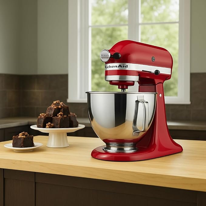 Kitchen Aid Tilt-Head Stand Mixer 4.5 Quart KSM85PBER, Empire Red