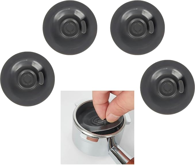 4Pcs Black Espresso Cleaning Disc for Select Breville Espresso Machines, Accessories for Espresso Machine, 54mm Backflush Disc for Espresso Makers, Coffee and Espresso Machine Parts and Accessories