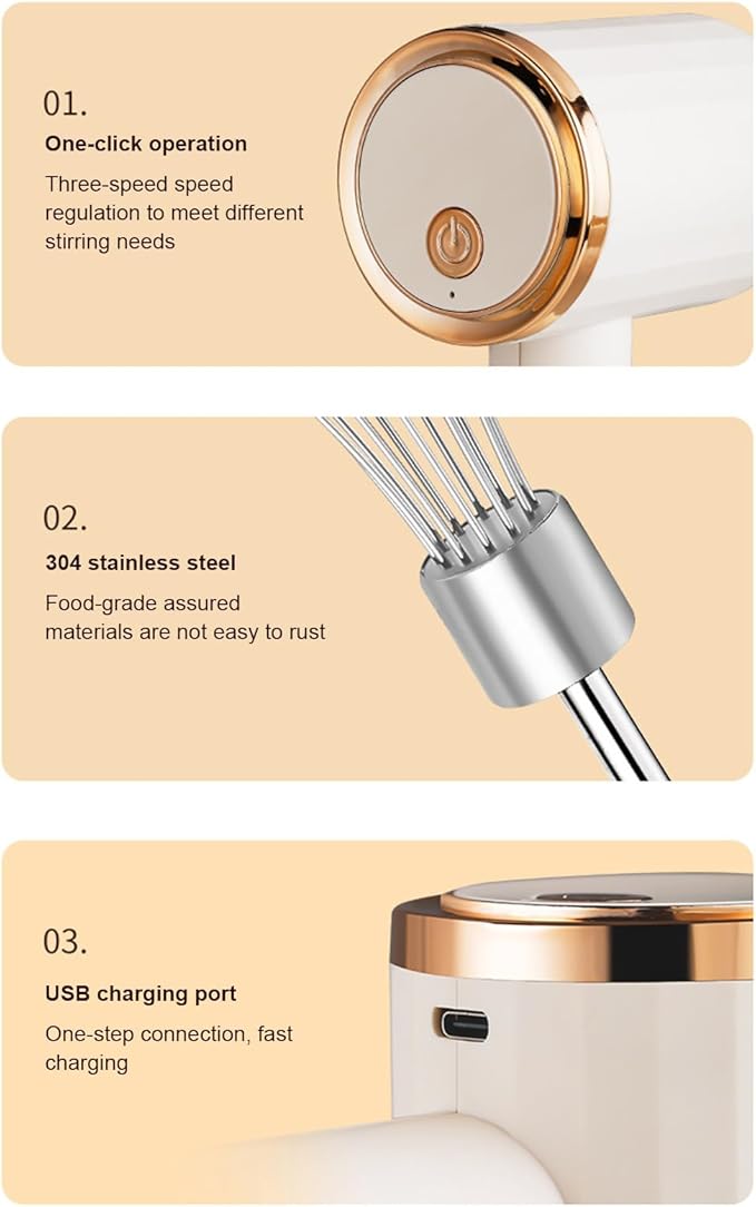 Electric Garlic Chopper | 300ml USB Rechargeable Food Processor - Garlic Chopper Electric,for Nut Chili Onion Meat Veggie Chicken Ginger Fruit Puree Kitchen Home