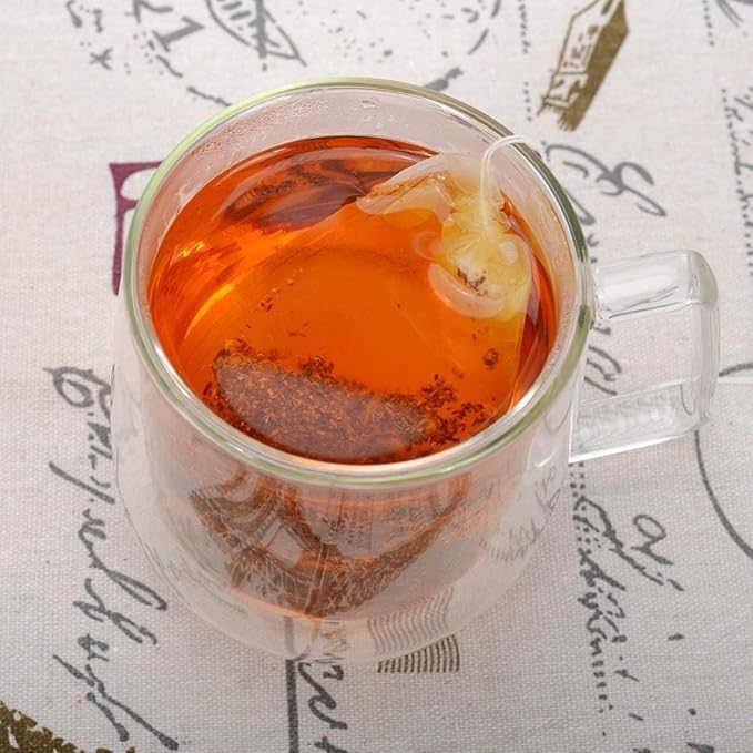 100 PcsTea Filter Bags, Tea Bags for Loose Leaf Tea Safe & Natural Material, Disposable Tea Infuser for Loose Leaf Tea, Coffee, Spice, Herbs (3.2 x 4.0 inch)
