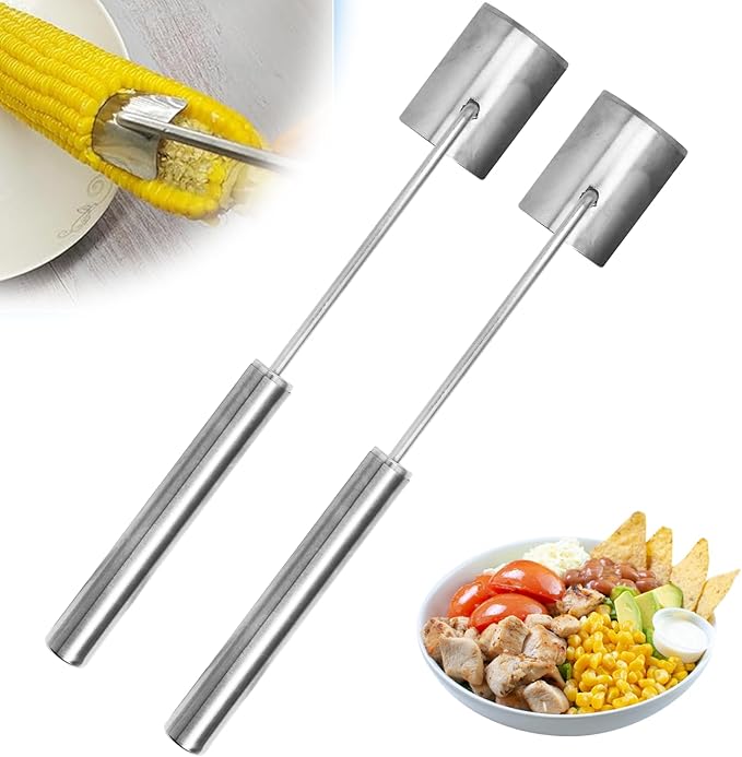 Corn Peeler For Corn On The Cob,Stainless Steel Corn Peeler, Corn on the Cob Remover, Fast and Safe, For Home Kitchens, Restaurants, Outdoor Dining