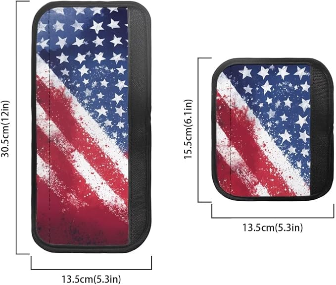 Fridge Door Handle Covers Set of 6 Kitchen Appliance Decor Handles Glove Anti-Slip Protectors 4th of July Refrigerator Decor Accessories, American Flag Eagle 250 Years Print