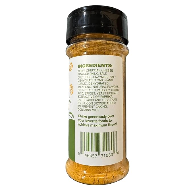 Amish Country Popcorn | Jalapeno Cheddar Seasoning - 4.2 Ounces | Old Fashioned, Non-GMO