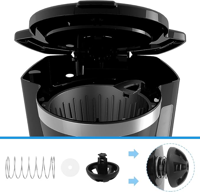 Coffee Machine Brewing Basket Bottom Spring Loaded Stopper Kits Fits For Black+Decker Coffee Makers Brew Basket, Fits For Mr. Coffee Majority 4-12 Cup Drip Coffee Makers