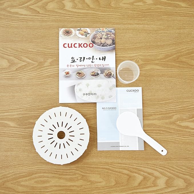 CUCKOO High Pressure Rice Cooker 3-Cup Uncooked / 6-Cup Cooked with Induction Heating Technology, Small Rice Maker with 16 Menu Options and Steam Plate, Voice Guide, Gold (CRP-EHSS0309F)