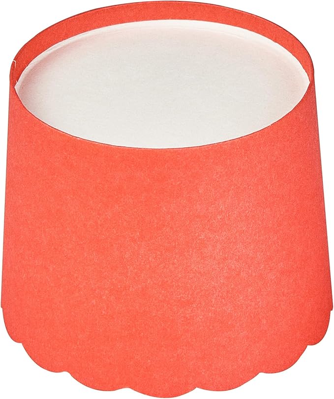 Restaurantware Baking Cups 200 Pack of 6 oz Paper Cupcake Liners Greaseproof Scalloped Oven-Safe Elegant Dessert Muffin Cups Disposable for Parties