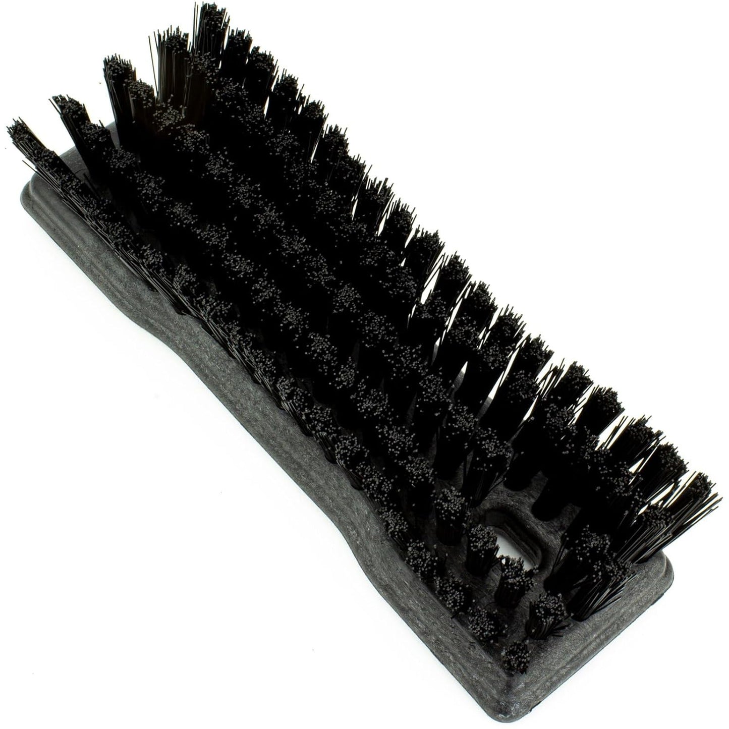SPARTA 42024EC03 Comfort Grip Plastic Scrub Brush, Hand Brush For Cleaning, 8 Inches, Black, (Pack of 6)