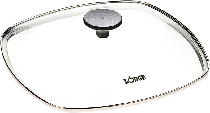 Lodge GCSQ10 Square Glass Cover Lid, 10.5-Inch