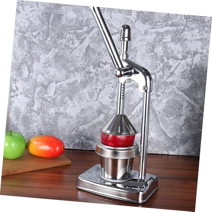 Manual Juicer Extractor Fruit and Vegetable Press Hand Press Squeezer Stainless Steel No Power Needed