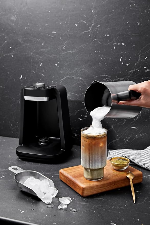 Arzum Okka Rich Spin Pro Turkish Coffee and Hot Beverage Maker, Velvetiser, Milk Frother, 120V, 5 Cups, Stainless Steel Cooking Pot, Chrome