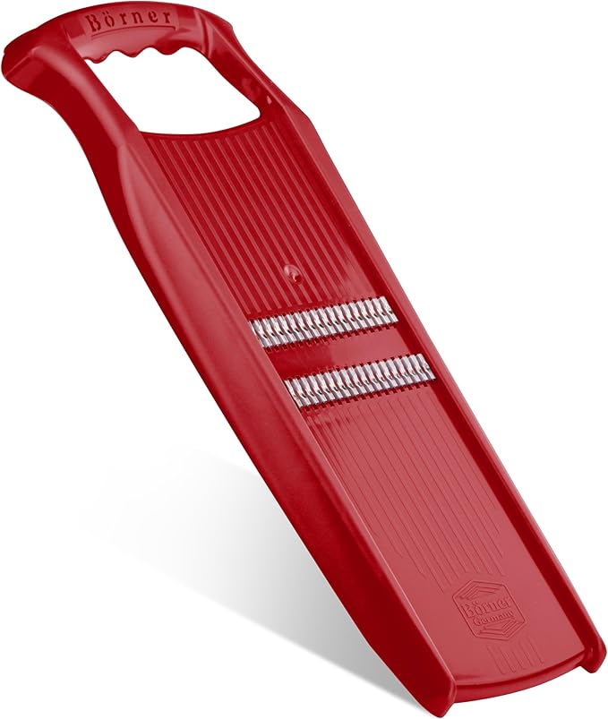 BORNER Roko PowerLine | Vegetable Grater Börner - Quality Made in Germany, Color:Red