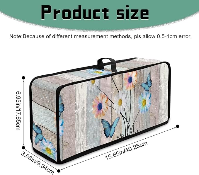 Toaster Cover 2 Slice Wood Grain Floral 2 Slice Slim Toaster Cover, Heat- Resistant Dustproof Protective Covers for Small Appliance, Water Resistant