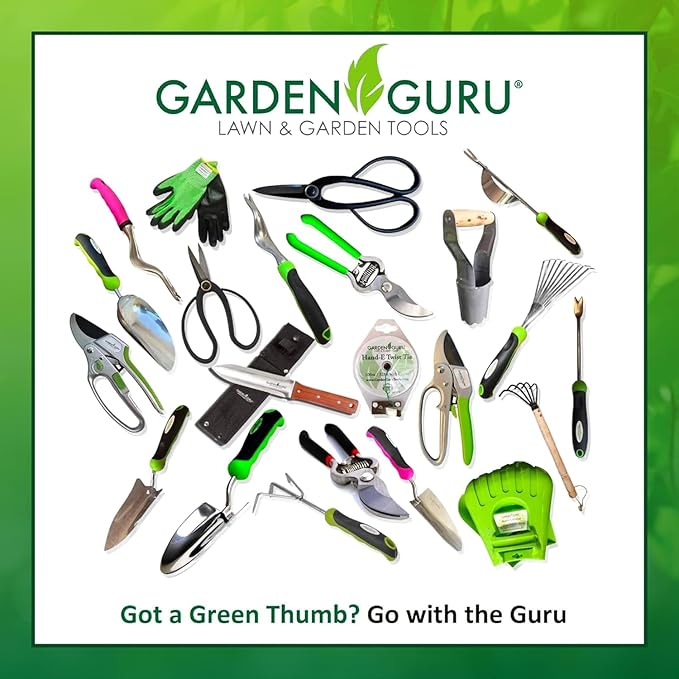 GARDEN GURU Extra Long Stainless Steel Pruner Pruning Shears Clippers Snips – Sharp Bonsai Cutter Trimming Scissors – Straight Blade Garden Scissors Tool – Great for Flowers Herbs - 1 Case (50 Pcs)