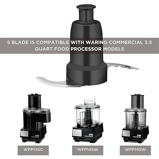 Waring Commercial Sealed LiquiLock S-Blade for use with WFP14S, WFP14SC (Patented)