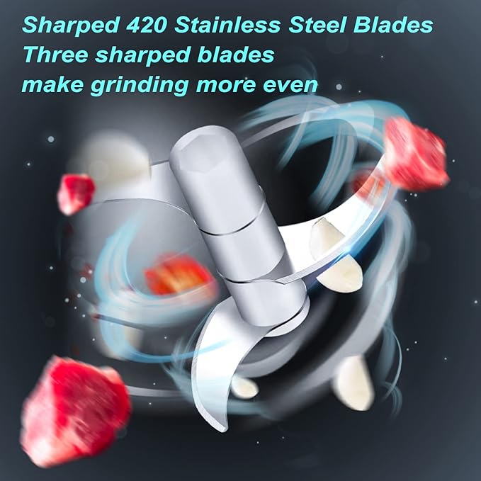 2Pcs 250ML Electric Garlic Chopper, Mini Portable Veggie Chopper, Garlic Grinder Masher Onion Chopper, Blender to Vegetable, Wireless Food Processor for Ginger, Chili, Fruit, Meat, etc