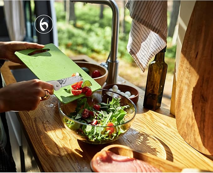 Kitchen Gadgets Set 6 Pieces, Space Saving Cooking Tools for Small Space Stackable Kitchen Accessories for Camping Glamping Travel Trailer Motorhome, Essential Portable Gadgets Gifts for RV Owners