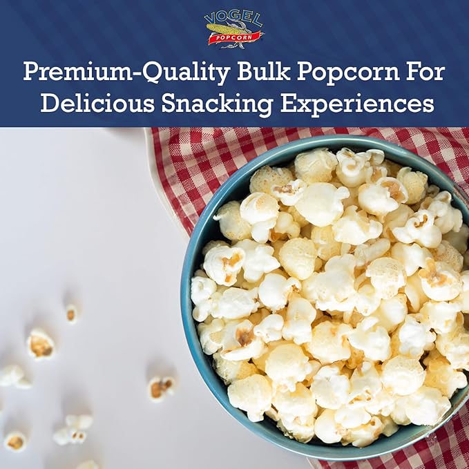 Vogel All-in-one Coconut Oil Buttery Flavored Popcorn, for 6oz. Popcorn Machine, 8oz. (Pack of 36)