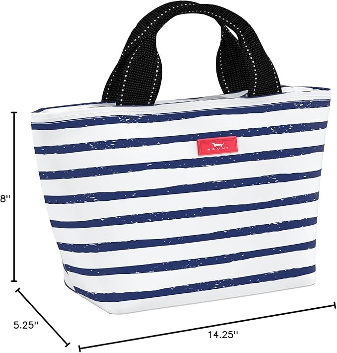 SCOUT Nooner Insulated Lunch Box for Women with 6 Can Capacity - Lightweight Work Lunch Bag for Teachers and Nurses - Soft Cooler for Beach Travel and Picnic